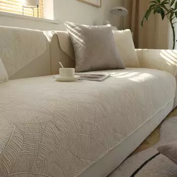 Однотонная подушка для дивана из чистого хлопка на все времена года, нескользящая однотонная тканевая простая подушка, кожаный чехол для дивана 70*70