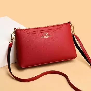 Однотонная простая сумка для мобильного телефона, сумка через плечо на одно плечо для женщин на осень, универсальная женская сумка для мам среднего возраста