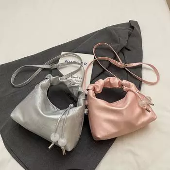 однотонная ПУ изысканная сумка-клатч через плечо, сдержанный темперамент, яркие цвета, модная популярная, нравится женщинам