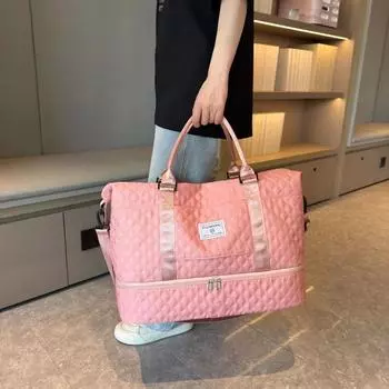 Однотонная швейная строчка с застежкой-молнией Высококачественные сумки Повседневные дорожные сумки Оксфорд Большой емкости Модные