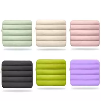 Однотонная сумка-чехол 13-дюймовая сумка для ноутбука Противоударный защитный чехол для планшета розовый