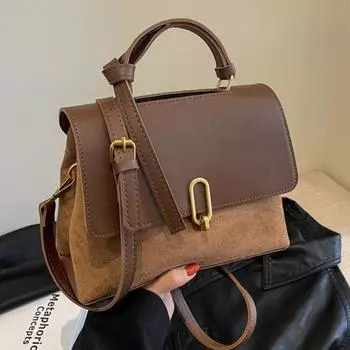 Однотонная сумка через плечо для женщин, сумки для поездок на работу, сумки через плечо, роскошные сумки