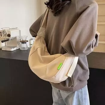 Однотонная сумка через плечо, сумка для пельменей, женская сумка через плечо чёрный