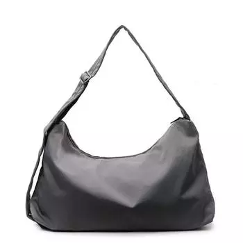 Однотонная сумка женская сумка сумка через плечо сумка под мышкой серый