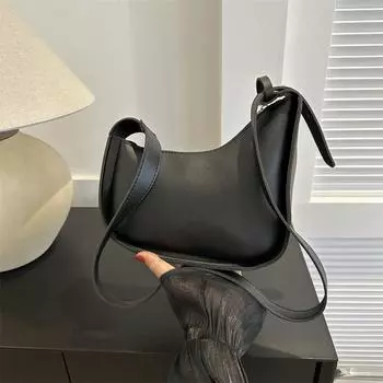 Однотонная текстура простая модная сумка через плечо 2024 года, новая повседневная сумка в иностранном стиле, корейская версия, маленькая квадратная сумка прилив белый