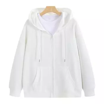 Однотонная толстовка с капюшоном на молнии, кардиган, куртка, свободная толстовка с капюшоном, командная форма, рабочая рекламная толстовка с капюшоном, пальто XS розовый