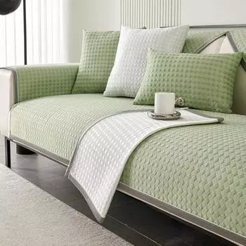 Однотонная универсальная подушка для дивана Four Seasons, подушка для дивана Ice Silk, пылезащитная, нескользящая, создающая ощущение прохлады, для гостиной 70x70