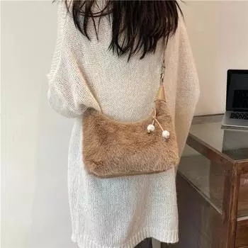 Однотонная женская сумка через плечо простая сумка через плечо изысканная сумка элегантные сумки