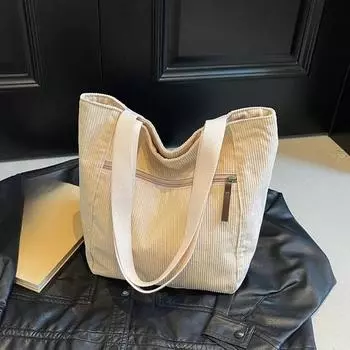 Однотонная женская сумка-тоут на молнии, универсальная повседневная сумка через плечо, мягкая модная простая дизайнерская сумка чёрный