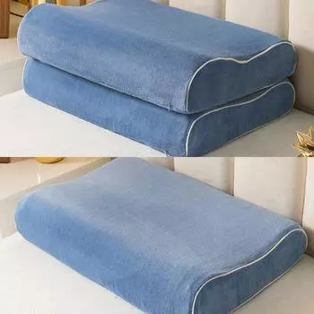 Однотонное постельное белье, мягкая наволочка, наволочка, минималистский стиль, наволочка из хлопкового латекса 30*50cm светло-розовый