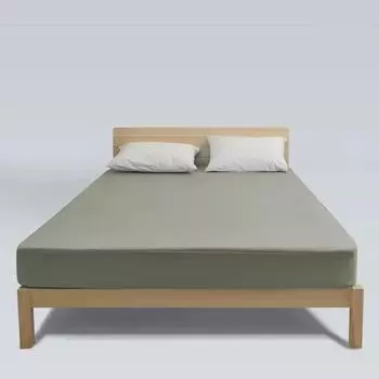 Однотонное водонепроницаемое покрывало для матраса из микрофибры, защитный чехол, водонепроницаемая простыня, матрас против клещей 160x200 см 80x200x30cm