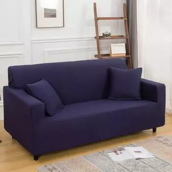 Однотонные эластичные чехлы на диван для гостиной, спандекс, секционные чехлы для углового дивана, чехол для дивана, стула, Funda de sof 1pc 1-Seat 90-140cm