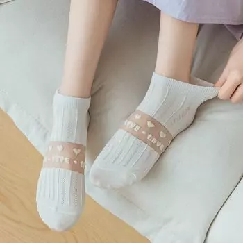 Однотонные белые носки JK Sweet Girls кружевные короткие носки из хлопка, дышащие, летние, ультратонкие, прозрачные, с кристаллами, шелковые женские носки EUR 35-39