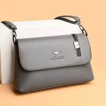 Однотонные брендовые сумки через плечо из натуральной кожи для женщин, женские сумки-мессенджеры через плечо, дизайнерские роскошные женские сумки