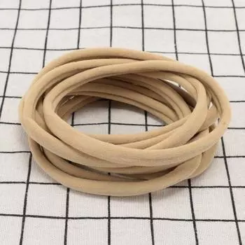 Однотонные для девочек и мальчиков эластичные 10 шт./компл. бесшовные аксессуары для волос головные уборы повязка на голову