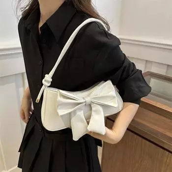 Однотонные дуговые женские сумки простые сумки через плечо на одно плечо модные женские сумки-кошельки подмышечные сумки повседневные