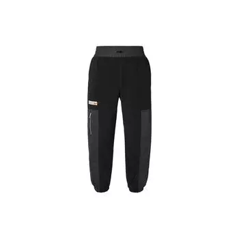 Однотонные джоггеры с высокой талией и манжетами по низу Nike City Utility, черные женские брюки FB8682-010 M