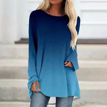 Однотонные футболки с 3D-принтом, женские модные футболки, топы с длинным рукавом, футболки с графическим принтом, футболки больших размеров, летние футболки, свободные S