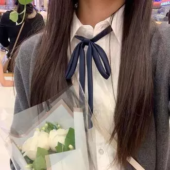 Однотонные галстуки для школьников, матросский костюм, галстуки-бабочки, JK, униформа, галстуки-бабочки, галстуки с бантом серый/синий