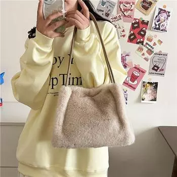 Однотонные мягкие универсальные милые сумки через плечо с застежкой-молнией, горячая распродажа, повседневные сумки для женщин, пошив бархатных сумок для женщин