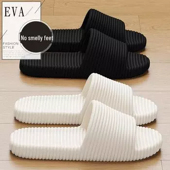 Однотонные нескользящие сандалии из ЭВА для помещений для мужчин и женщин 38-39 Inner length 25cm зелёный