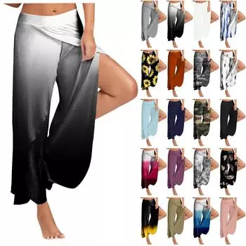 Однотонные повседневные брюки с эластичной талией, облегающие спортивные брюки L чёрный