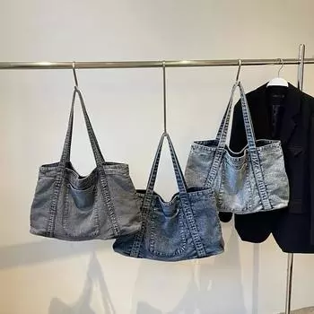 Однотонные повседневные милые женские сумки через плечо, сумки для женщин, для поездок на работу, молодежные швейные нитки