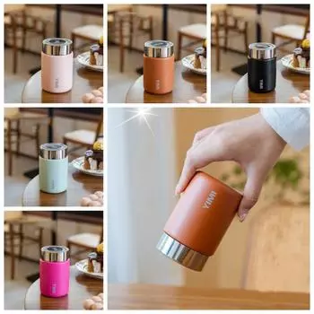 Однотонные простые мини-кружки карманного типа с небольшой емкостью, цветные портативные кофейные кружки