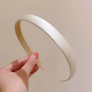 Однотонные ретро премиум атласные повязки на голову шириной 1,5 см для женщин и девочек, винтажная основа для вечеринки, подарок, аксессуары для волос