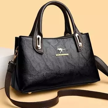 Однотонные сумки через плечо для женщин, дизайнерская сумка через плечо, роскошная сумка, женская сумка-мессенджер из искусственной кожи, большая вместимость, модная, новая