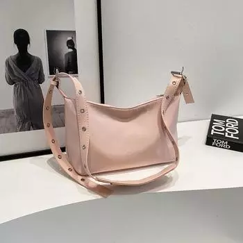 Однотонные сумки через плечо из искусственной кожи для женщин, сумки на молнии, внутреннее отделение, большая емкость, молодежная мода