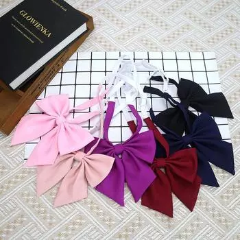 Однотонные женские галстуки-бабочки, классические галстуки-бабочки для женщин, повседневные галстуки-бабочки для мальчиков и девочек, галстуки-бабочки для выпускных вечеринок, галстук-бабочка розовый