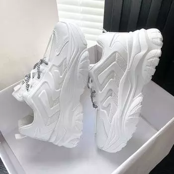 Однотонные женские туфли Daddy Shoes, осенние новые резиновые туфли с мягкой подошвой, модные повседневные кроссовки 36