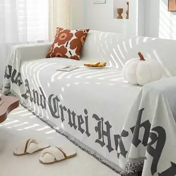 Однотонный чехол для дивана, полотенце, диван-трансформер, устойчивый к царапинам, подушка для дивана, скандинавский современный универсальный чехол, одеяло 180*130cm