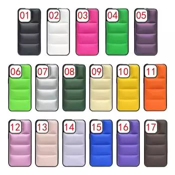 Однотонный чехол для мобильного телефона с хлопковым наполнителем, защитный чехол от падения Apple 15 Pro Simple 14 Couple X Apple 16