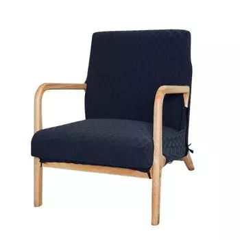 Однотонный чехол для стула, чехлы для кресел, жаккардовый чехол для кресел из дерева, защитный чехол с застежкой-молнией для гостиной, декора отеля W60cmX D55cmX H55cm