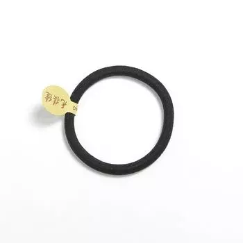Однотонный черный базовый резиновый ободок для волос, веревка для волос, аксессуары для волос 2 юаня, уличный ларек, безделушки в Иу чёрный