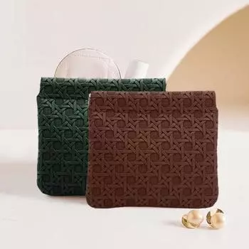 Однотонный кошелек для монет с застежкой-молнией, карман для хранения денег, портативный кошелек из искусственной кожи, держатель кредитных карт для удостоверения личности, помада, наушники, кабель для передачи данных чёрный