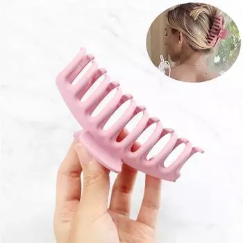 Однотонный краб большой матовый заколки для волос корейская мода зажимы для волос для женщин девушек заколка для волос заколки для волос аксессуары для волос подарок