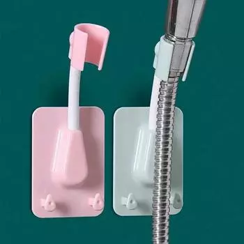 Однотонный лаконичный универсальный вращающийся держатель для душа на присоске Аксессуары для ванной комнаты Мелкие инструменты Модные бытовые принадлежности синий