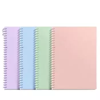 Однотонный отрывной ультра-толстый блокнот с нитками формата А5 на катушке One Size