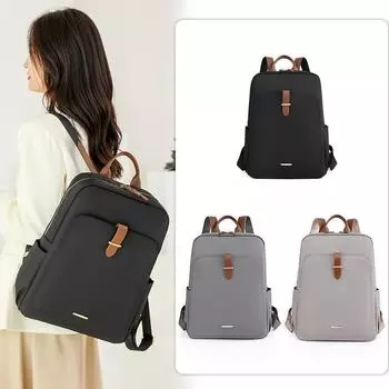 Однотонный рюкзак для женщин, новый стиль, уличная мода, женская сумка, мягкая, большой емкости, школьная сумка, дорожная сумка для компьютера