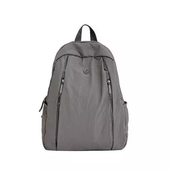 Однотонный рюкзак Женский нейлоновый рюкзак Рюкзак для младшего школьника серый