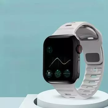 Однотонный силиконовый ремешок для Apple Watch Series 1-9 38#
