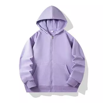 Однотонный свитшот из хлопковых смесей, кардиган с капюшоном на молнии, свободная куртка с капюшоном, униформа для работы, рекламные толстовки с капюшоном, пальто S