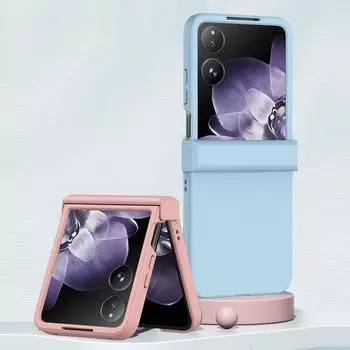 Однотонный тонкий чехол для телефона Xiaomi Mix Fold4, жесткий ПК, цветной противоударный, 3 шт., складной чехол Xiaomi Mix Flip зелёный