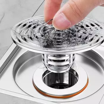 Odor Proof Floor Drain Core Insect Proof Deodorant Gravity-Induction Floor Drain Bathroom Sewer Strainer Cover Bathroom Fixture