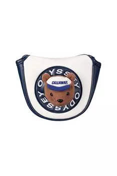 ODYSSEY Putter Cover BEAR MALLET BRW FW 23 Brown Ladies (Mallet Type)