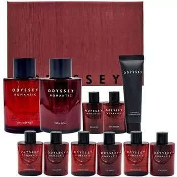 Odyssey Romantic Special 2-piece set + Romantic Skin Refiner 30ml x 3 + Romantic Emulsion 30ml x 3 x 1 gift