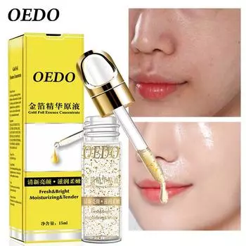 OEDO Gold, жидкая увлажняющая сыворотка с гиалуроновой кислотой, уход за кожей лица, растения, против старения, отбеливающий крем против морщин